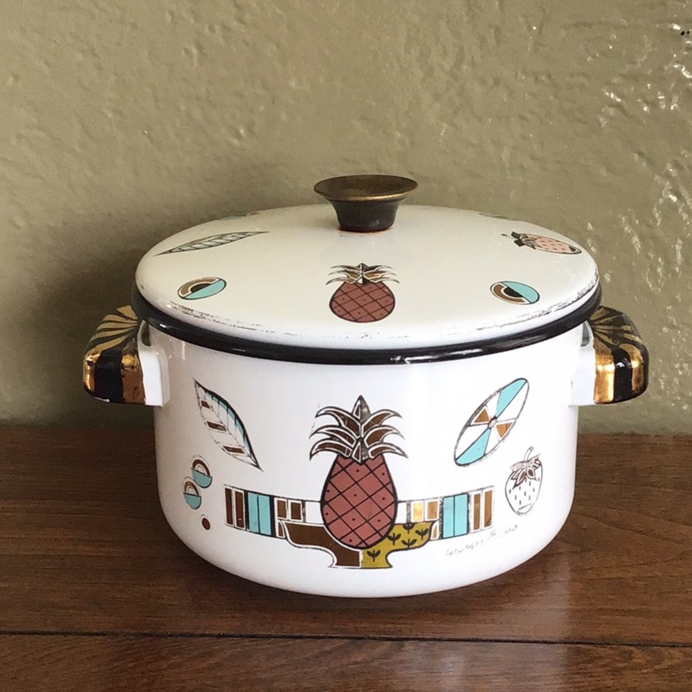 Vintage Georges Briard Pot Retro Decor